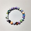 Galaxy Agate Bracelet, Cosmic Stone Beads