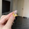 Adjustable Butterfly Ring, Gold-Tone Filigree Design