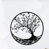 Tree of Life Metal Wall Art, Iron Silhouette Decor