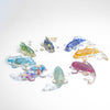 Koi Fish Crystal Chip Epoxy Resin Luck Decoration