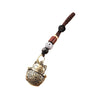 Feng Shui Lucky Cat Keychain with Five Emperor Coins