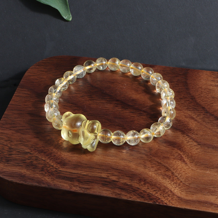 Citrine PiXiu Wealth Bracelet