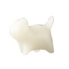 White glowstone mini cat figurine sitting on a white surface