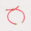 Adjustable Nylon Cord Bracelet with Copper Clasp