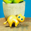 Wooden Cat Figurine, Sandalwood Desk Decor