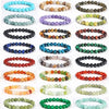 Natural Stone Beaded Bracelet, 6mm to 10mm Gemstone Jewelry