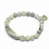 Heart Pendant Crystal Bracelet - Amethyst, Rose Quartz & More
