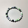 Galaxy Agate Bracelet, Cosmic Stone Beads