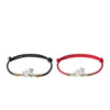 999 Silver Flying Horse Braided Bracelet