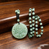 Dragon Jade Yin Yang Balance Necklace String Pendant