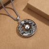 Double Dragon Copper Necklace Pendant with Leather or Chain
