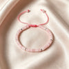 Natural Stone Spacer Bead Bracelet