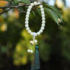 Star Moon Bodhi Seed Lotus Jade Double Wrap Bracelet