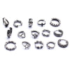 Stainless Steel Vintage Hoop Earrings for Men and Women