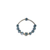 Green Phantom Crystal Bracelet, Polished Stone Jewelry for Women