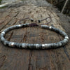 Natural Stone Spacer Bead Bracelet