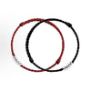 Silver Beads Protection Luck Braided Bracelet Anklet