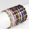 Natural Crystal Geometric Balance Bracelet