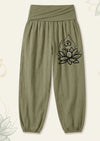 Women's Harem Pants Elastic Waist Yoga Trousers