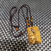 Tiger Eye Tiger Pendant Necklace with Chinese Zodiac Charm