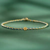 Colorful Rope Coin Bead Extra Thin Braided Bracelet
