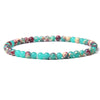 4mm Various Stone Crystal Mini Beads Bracelet