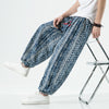 Men's Cotton Linen Harem Pants With Pockets