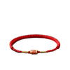 Red String Braided Bracelet with Gold-Tone Charm