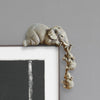 Resin Elephant Shelf Sitter Figurines, Set of 3