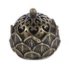 Brass Lotus Incense Burner with Lid