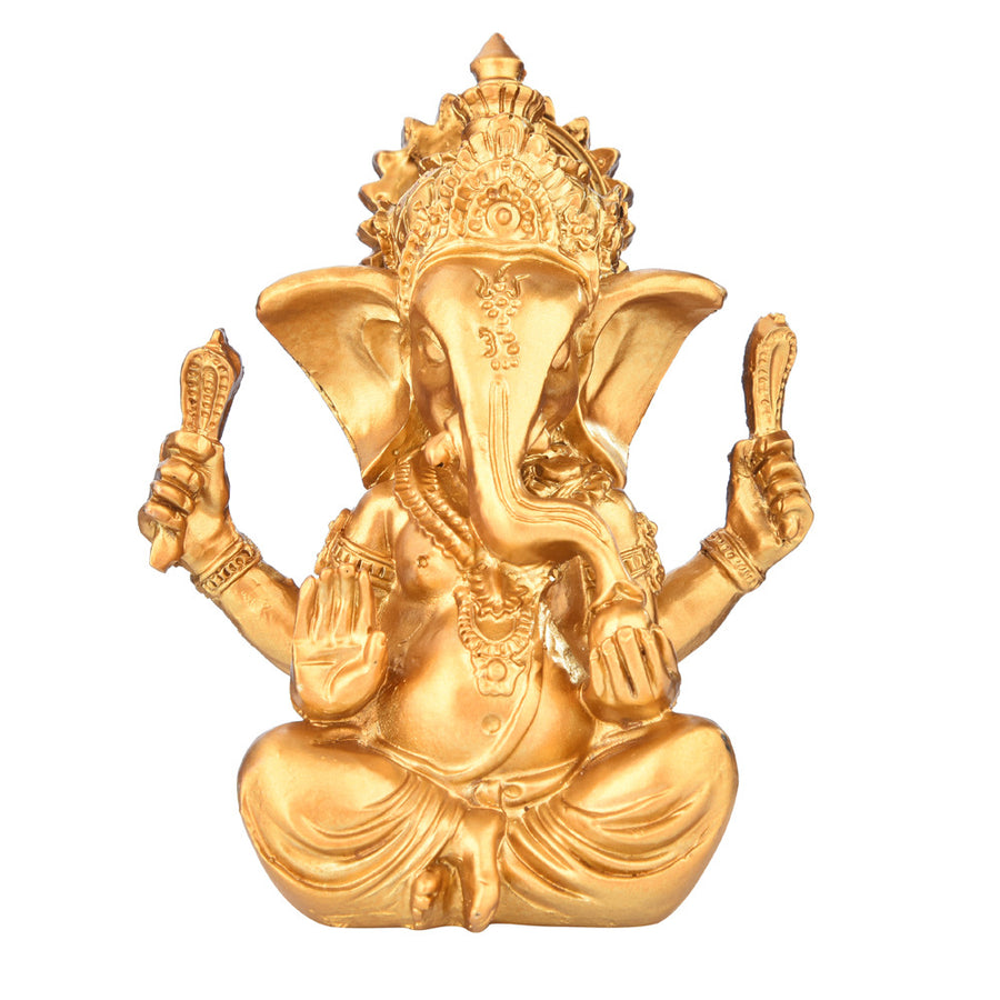 Ganesha Ganpati Elephant Statue Wealth Blessing Home Decoration