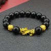 FengShui PiXiu Wealth Bracelet with Gold Tone Accents