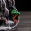 Mini Resin Backflow Incense Burner with Mountain and Water Designs