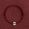 Emperor Coin Red String Bracelet for Luck and Protection