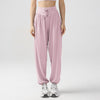 Women's Harem Pants Plain Drawstring Elastic Waist Yoga Sweatpants With Pockets