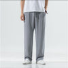 Men's Wide Leg Pants Cotton Linen Breathable Summer Trousers