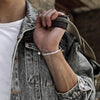 Om Mani Padme Hum Engraved Peace Cuff Bracelet Bangle