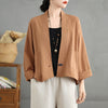 Women's Vintage Cotton Linen Kimono Jacket