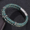 Braided Leather Dragon Bracelet for Men and Women