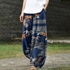 Women's Wide Leg Pants With Pockets, Printed Harem Trousers