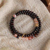 Bodhi Seed Bracelet 7mm Double Loop Vintage Style