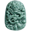 Jade Dragon Pendant Necklace Chinese Zodiac Amulet