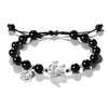 Pixiu Bracelet with Cat's Eye or Strawberry Quartz