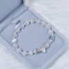 Silver Cat Eye Moonstone Love Support Bracelet