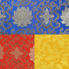Tibetan Prayer Altar Cloth, Dragon and Lotus Jacquard Mat
