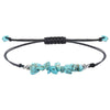 Adjustable Crystal Chip Bracelet, Handmade Stone Jewelry