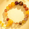 Five Elements Crystal Bracelet, Multi-Stone Beaded Wristwear