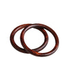 Solid Wood Bangle Bracelet Reddish Brown Wooden Wristband