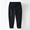 Men's Casual Linen Pants with Drawstring Waist and Pockets