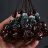 Chinese Zodiac Wood Carving Keychain and Phone Charm